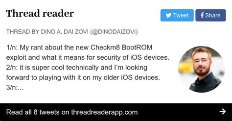 [discussion] Checkm8 is less you think because the introduction of the ...