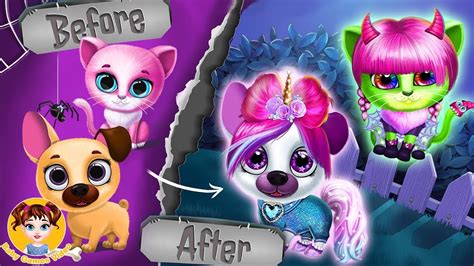 Kiki Fifi Halloween Salon Scary Pet Makeover - Halloween Games ...