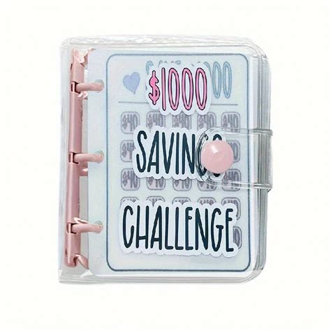 1000 Savings Challenge Binder, Money Saving Binder, Savings Challenges ...