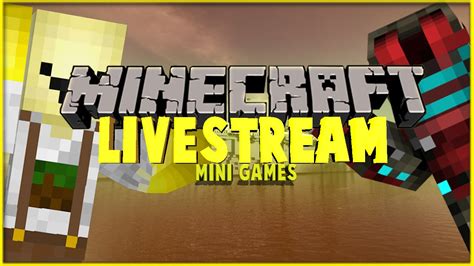 ►Minecraft Minigames Livestream!