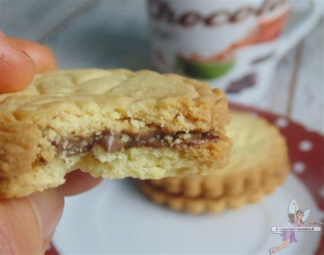 Biscuits fourrés au Nutella - recette à la pâte à tartiner