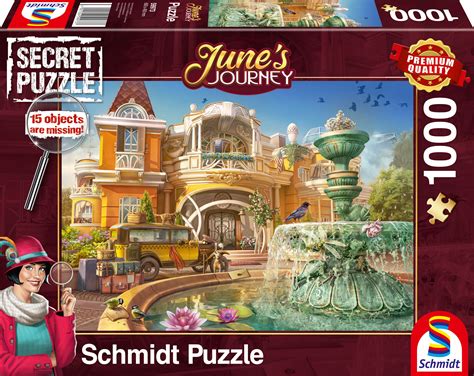Secret Puzzle - June's Journey - Orchids Schmidt-Spiele-59973 1000 ...