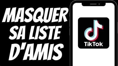 Comment Masquer Sa Liste D'abonnement Sur TikTok - YouTube