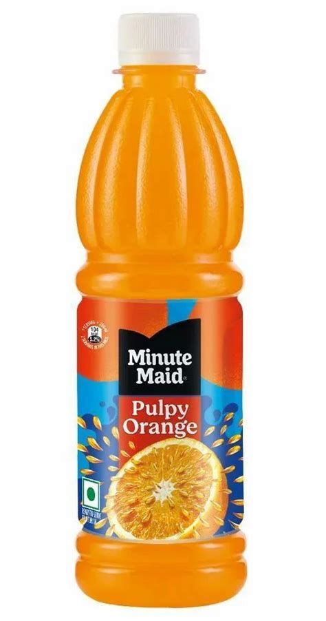 400 ml Minute Maid Pulpy Orange Juice, Packaging Type: Bottle at best ...