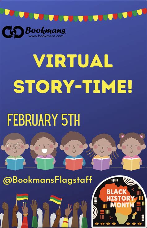 Black History Month Virtual Storytime! - Bookmans Entertainment Exchange