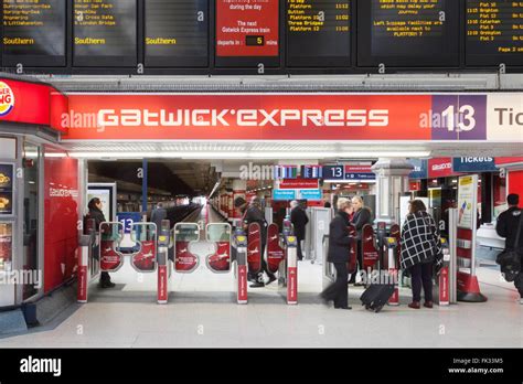 Gatwick express train service hi-res stock photography and images - Alamy