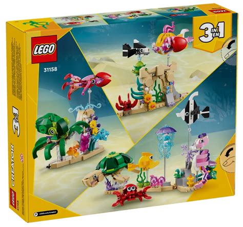 LEGO Set Reveal – Creator 3in1 Sea Animals 31158 | iDisplayit