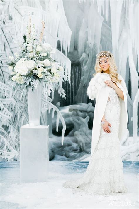 The Ice Queen: Winter Wedding Wonderland Inspiration ~ WedLuxe Media ...