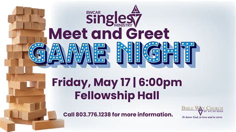 Meet and Greet Game Night | Bible Way Church of Atlas Road