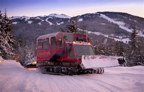 A Guided Tour of the Backcountry from a Snow Cat