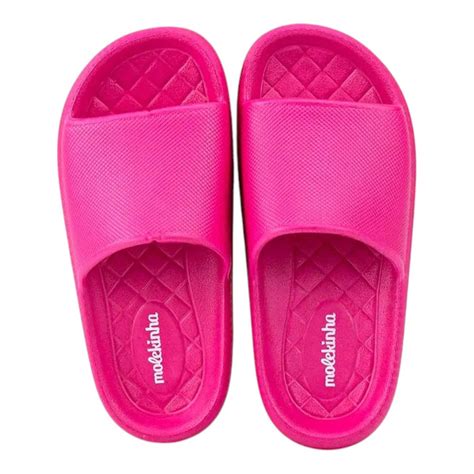 Chinelo Nuvem Infantil Menina Slide Leve Macio Molekinha | Shopee Brasil