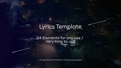 Lyrics Template, Video Displays ft. music lyrics & lyrical - Envato