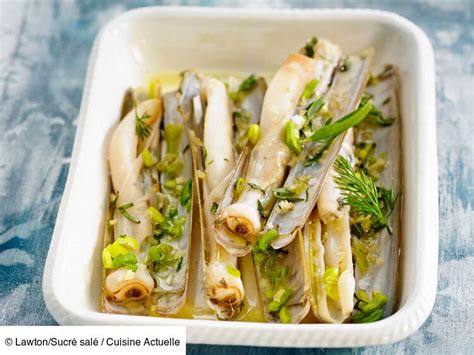 Couteaux marinés facile : découvrez les recettes de Cuisine Actuelle