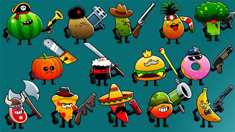 Food Gang All Characters Max Level 20 and Powers