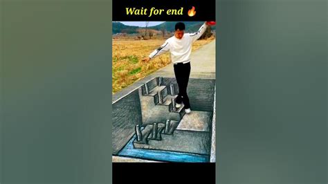 Road painting 3D drawing road prank 😂#3dprinting #3dart #ronaldinho # ...