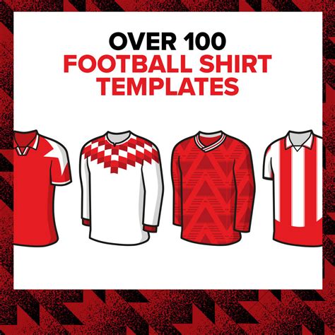 Football Shirt Templates 100+
