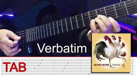 Mother Mother Verbatim Guitarra Cover Com Tablatura