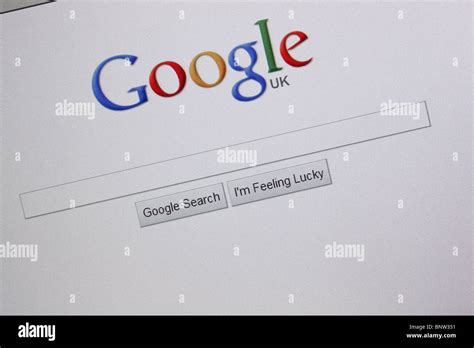 Google uk screen cap hi-res stock photography and images - Alamy