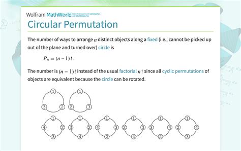 Circular Permutation | Free Math Help Forum