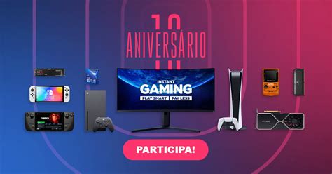 Giveaway de aniversário, 10 anos, 10 prémios na Instant Gaming