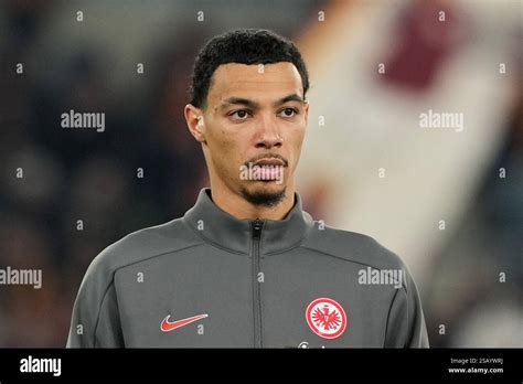 Hugo Ekitike of Eintracht Frankfurt during the Europa League football ...
