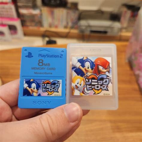 Sonic Heroes Official Sony Ps2 Blue Memory Card 8mb | eBay