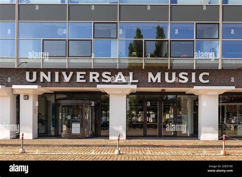 Main entrance to the Universal Music GmbH building in Berlin, Germany ...