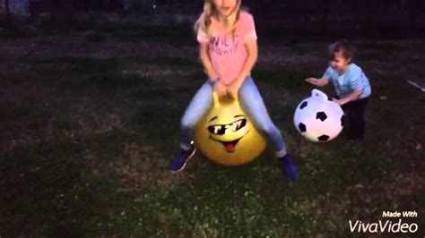 Yellow Jumping Hopper Hop Ball, Ages 10-12