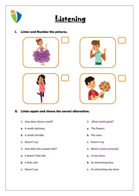 3rd Grade - Unit 5 - Listening worksheet | Live Worksheets - Worksheets ...