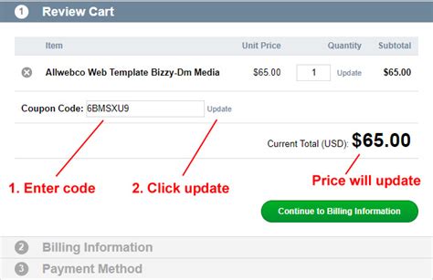Allwebco Design Web Template 50% Discount Coupon Code Promotion