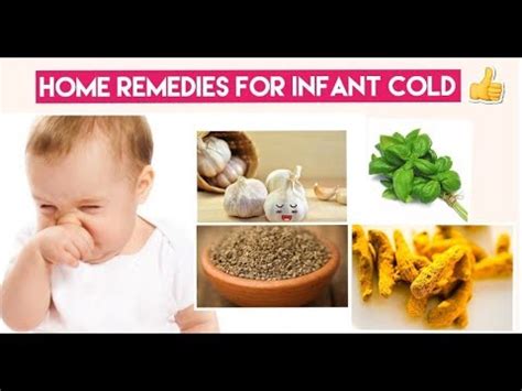 How To Treat Infant Cold | Quick Home Remedies For Cold(Newborn - 6 ...