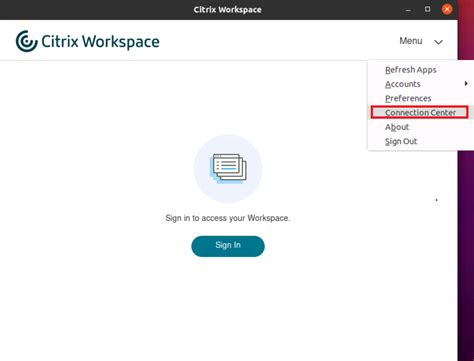 Gérer les sessions via le Centre de connexion | Application Citrix ...