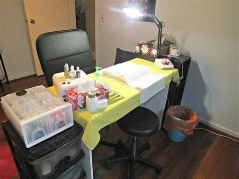 nail station set up ideas | nail technician room decor | nail room Nail ...