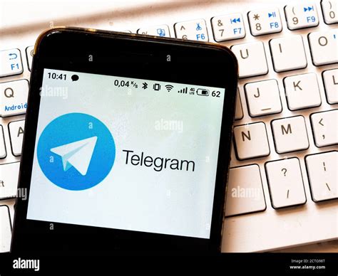 Telegram logo Banque de photographies et d’images à haute résolution ...