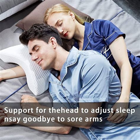 Arm Pillow Couple Pillow Arched Cuddle Pillow with Slow Rebound Neck ...