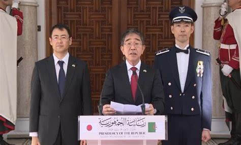 Le nouvel ambassadeur du Japon salue le rôle de l'Algérie dans le ...