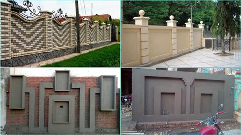 •Letest Top Modern Cement Boundary Wall Design 2023 || Best Outdoor Boundary ideas