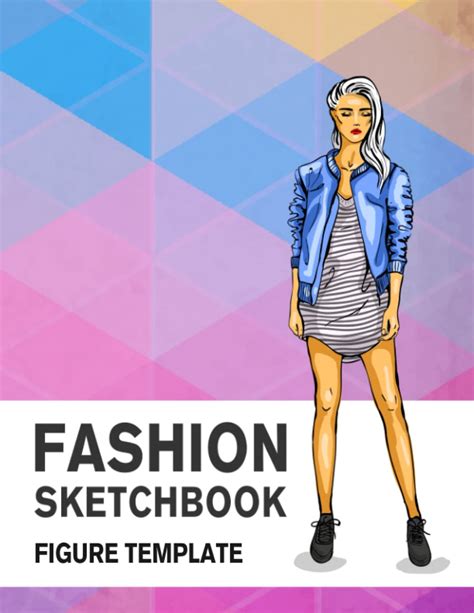 Fashion Sketchbook Figure Template: 430 Large Female Figure Template ...