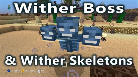 Minecraft - Title Update 19 - Wither Skeletons and How to Spawn the Wither Boss!