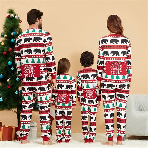 PatPat Christmas Pajamas Family Christmas Pajamas for Women Men Kids ...