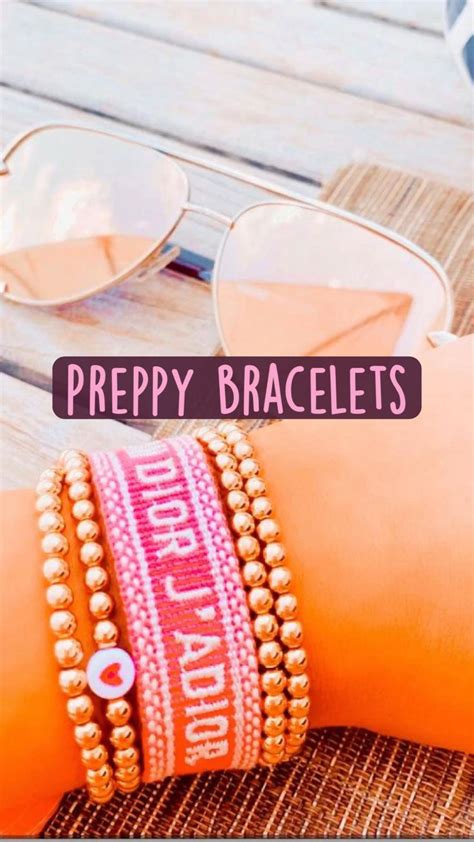 Preppy bracelets | Preppy bracelets, Preppy jewelry, Bracelet craft diy