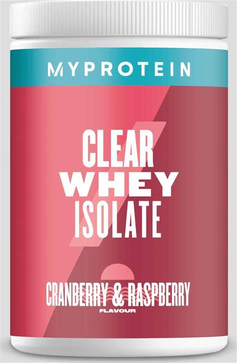 Myprotein Clear Whey Isolate Cranberry & Raspberry 500g • Pris