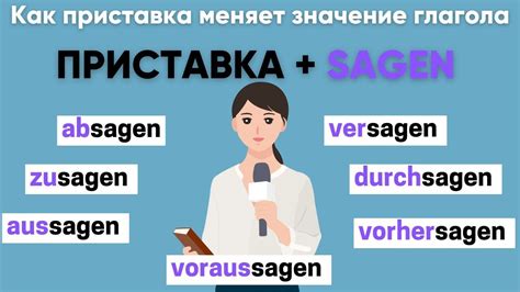 Глаголы с SAGEN | Приставки в немецком языке 🇩🇪