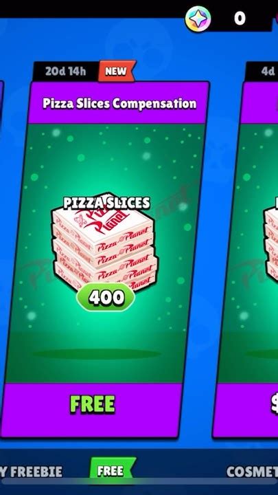 4000 free pizza slices brawl stars - YouTube