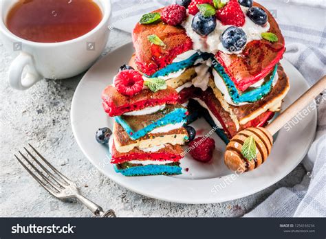 American Independence Day July 4th Breakfast Stock Photo 1254163234 ...