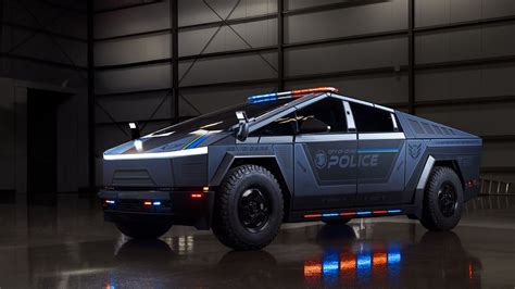 Tesla Cybertruck reports for police duty in California