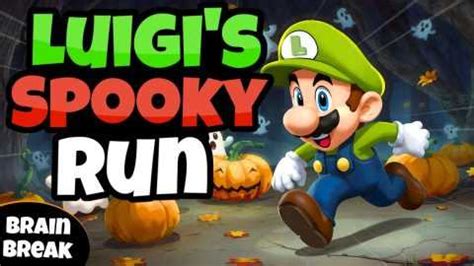 Brain Break Land: Luigi's Spooky Run | Brain Break | GoNoodle Inspired ...