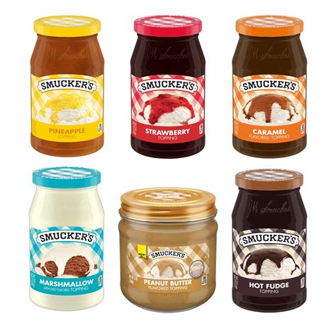 Smucker's Ice Cream Topping Variety (Pack of 6) - Walmart.com