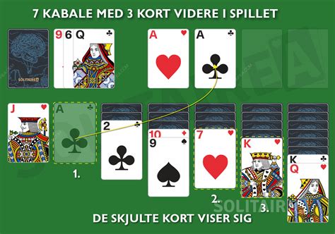 Spil 7 Kabale med 3 kort af gangen og oplev afslappende zen