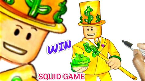 I Won The Squid Game And This Happened | How To Draw Roblox Squid Game ...
